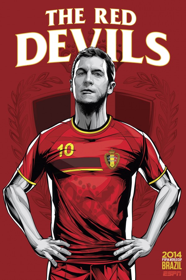 National team posters for all World Cup countries