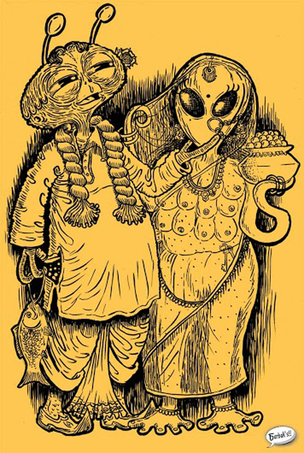 Indian Aliens by Charbak Dipta