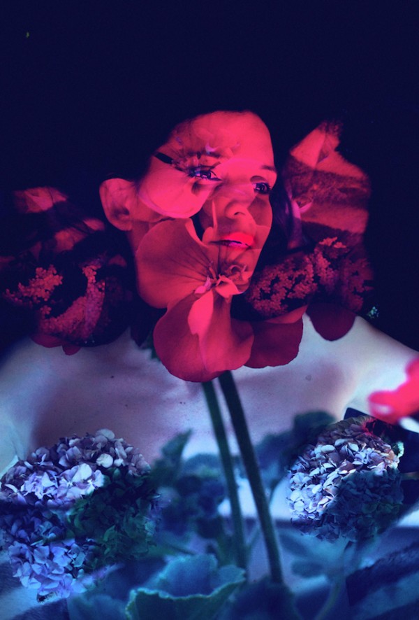 Romantic Collection, double exposure of flowers by Lara Kiosses
