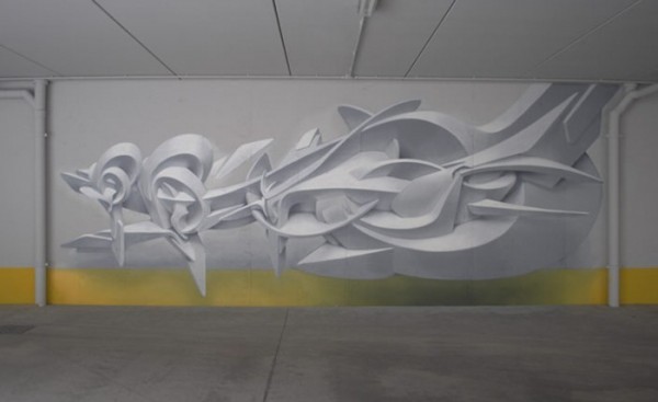 Stunning three dimensional graffiti art by graffitist Peeta
