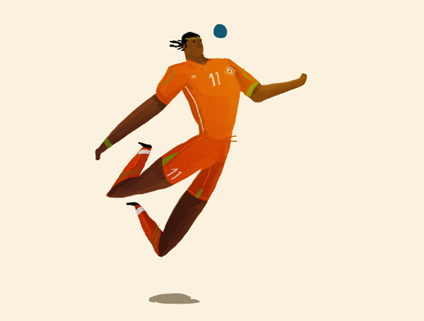 World cup 2014, illustration by Rafael Mayani