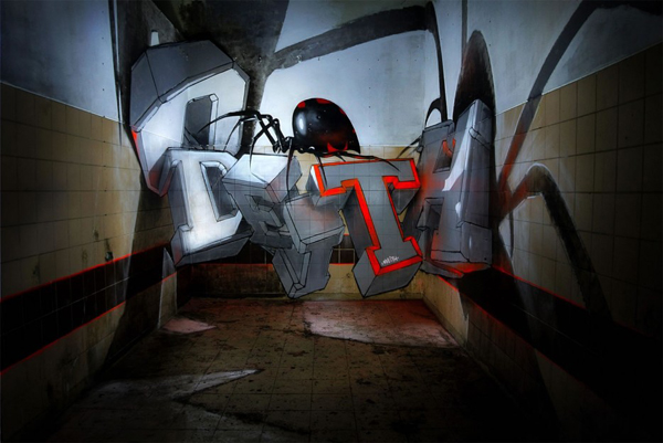 Incredible 3D street art by Odeith