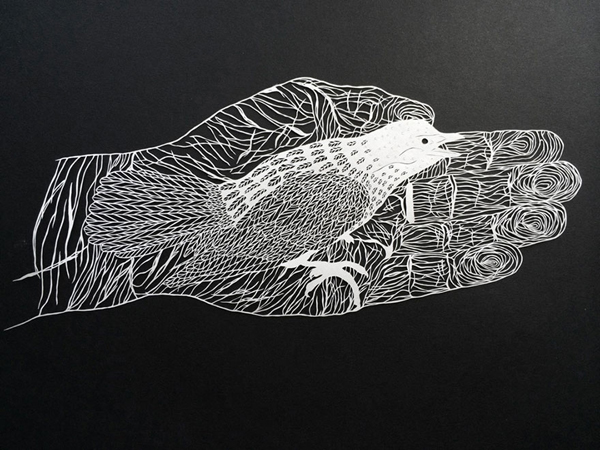 Amazing intricate hand-cut paper art By Maude White