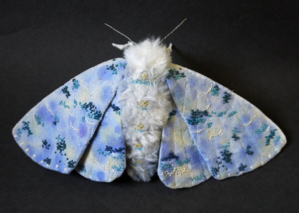 Butterflies, textile art by Yumi Okita - Ego - AlterEgo