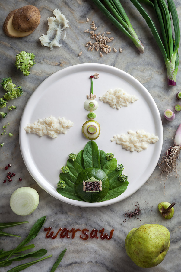 Delicately layered food art by Anna Keville Joyce and Agustín Nieto