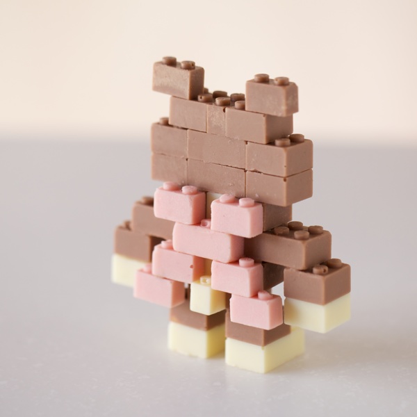 Edible Chocolate LEGOs by Akihiro Mizuuchi