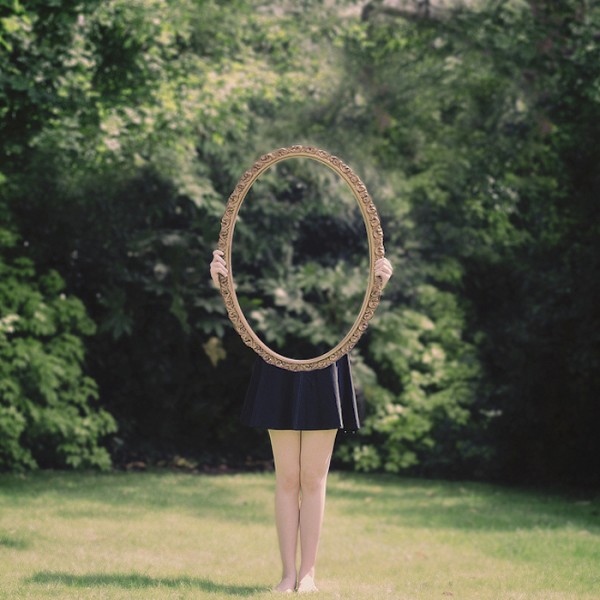 Spectacular self-portrait illusion, photography by Laura Williams