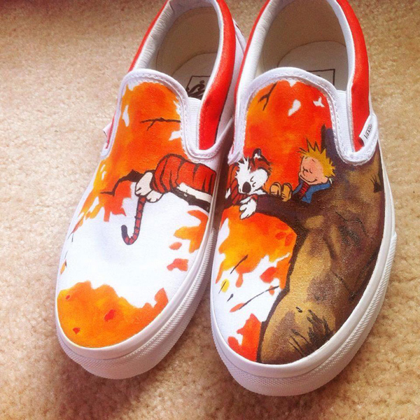 Hand painted custom designed shoes by Lace Out Studios