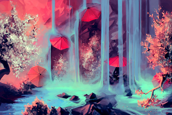 Between surreal and fantasy style, digital art by Cyril Rolando