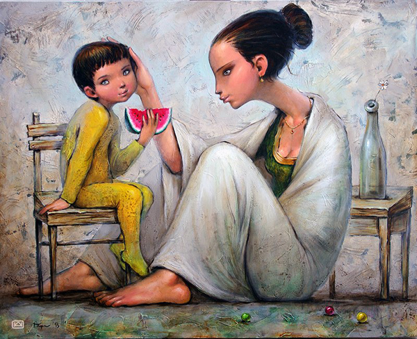 Gary-Nikolai Angelov, paintings