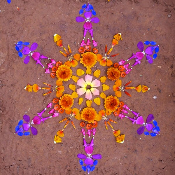 Danmala, flower mandalas by Kathy Klein