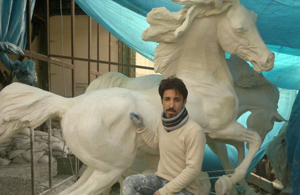 Masood Rangrazan, sculpture