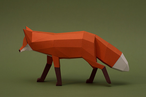Paper mammals by Estudio Guardabosques