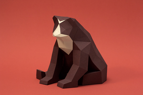 Paper mammals by Estudio Guardabosques