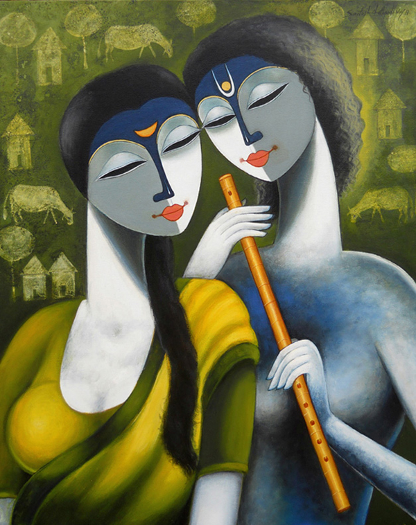 Santosh Chattopadhyay, paintings