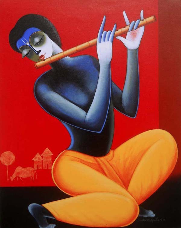 Santosh Chattopadhyay, paintings