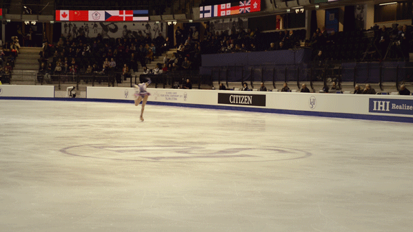 Figure skating, cinemagraph by Andrés Gallardo Albajar