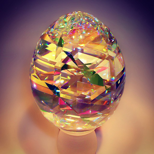 Optical glass sculptures by Jack Storms