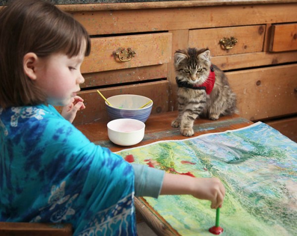 Extraordinary paintings by Iris Grace, 5-year-old autistic little girl