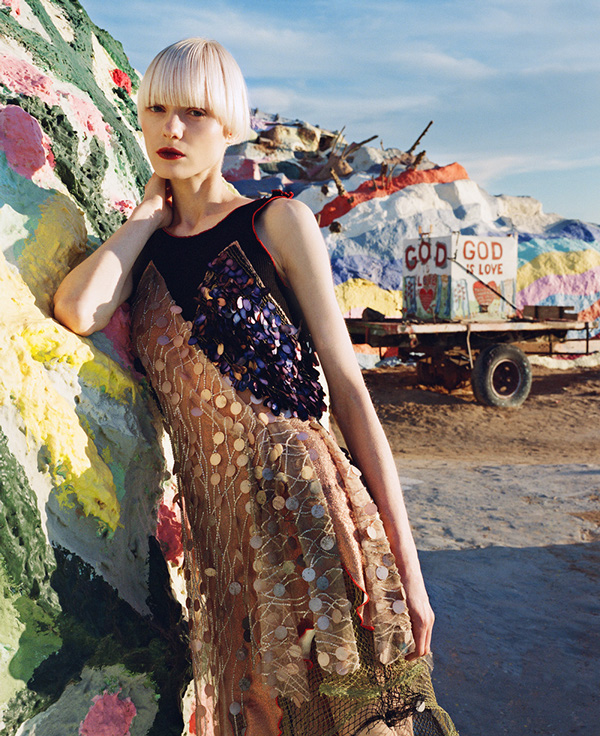 Salvation Mountain, fashion editorial by Julia Galdo and Cody Cloud ...