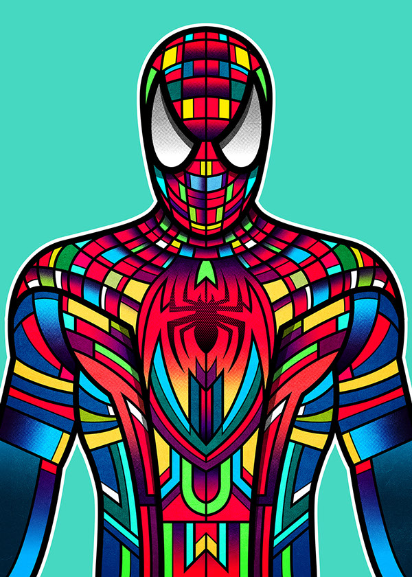 Superheroes WonderCon 2015 by Van Orton Design