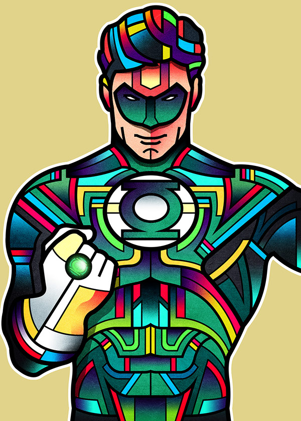 Superheroes WonderCon 2015 by Van Orton Design