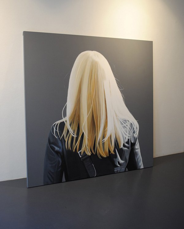 Back portrait paintings by Sabine Liebchen