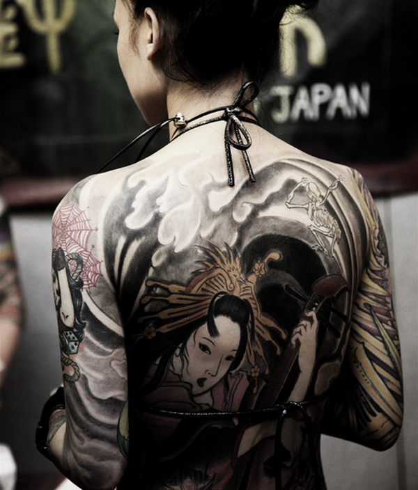 Beautiful geisha tattoos