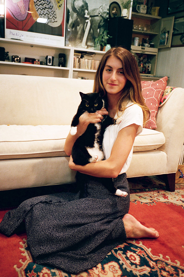 Girls and their adopted cats, a photo series by BriAnne Wills