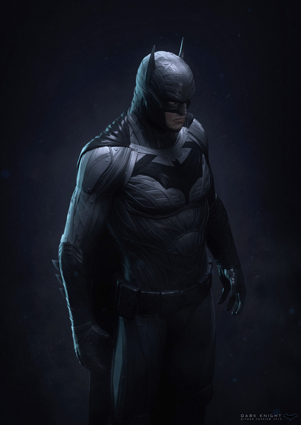 The Dark Knight, digital art by Riyahd Cassiem