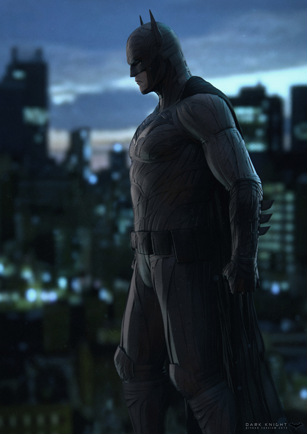 The Dark Knight, digital art by Riyahd Cassiem