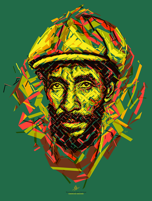 International Reggae Poster Contest, digital art by Charis Tsevis