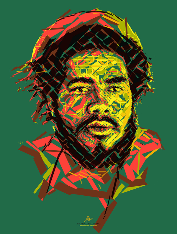 International Reggae Poster Contest, digital art by Charis Tsevis