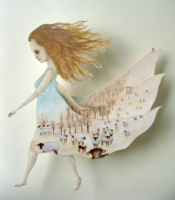 Paper dolls by Maki Hino
