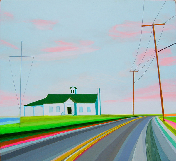 Technicolor landscapes painted by Grant Haffner