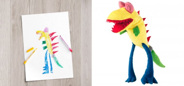 IKEA turned children’s drawings into real plush toys