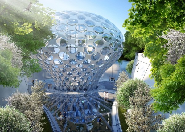 Aequorea, architectural concept for an amazing oceanic city by Vincent Callebaut