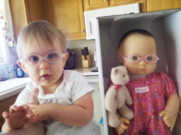 Kids that look exactly like their dolls