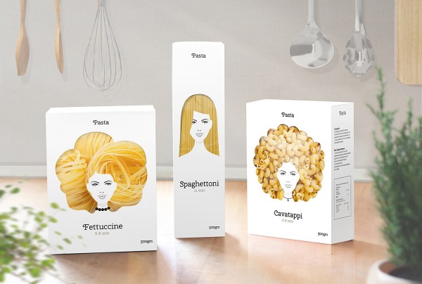 Pasta packing concept by Nikita