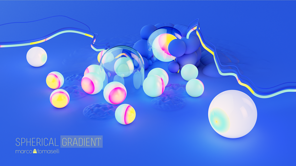 Spherical Gradient, experimental project by Marco Tomaselli