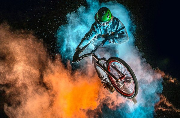Stunning photos of daredevil bikers performing gravity-defying stunts