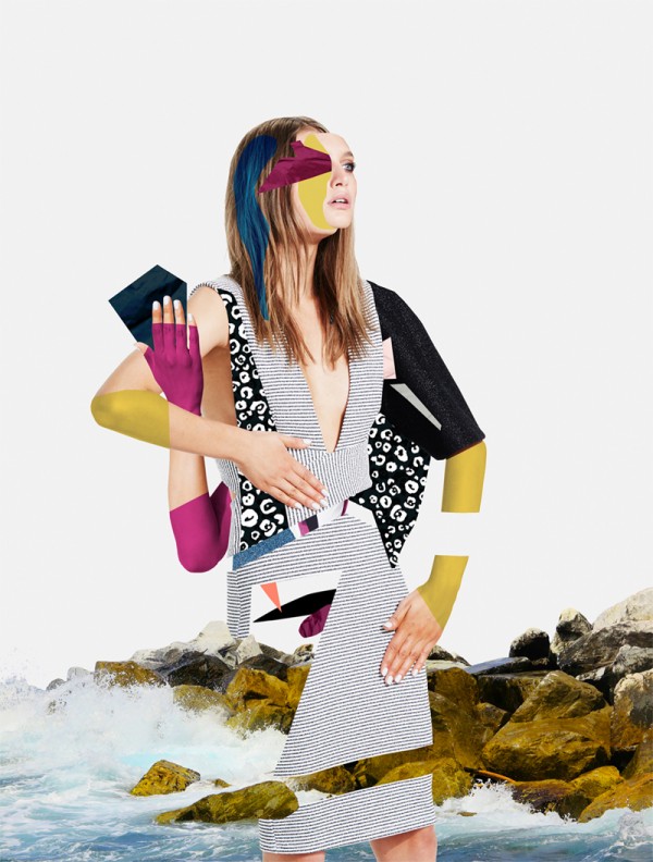 Abstraction, collages by Rocío Montoya