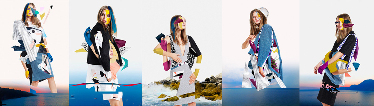 Abstraction, collages by Rocío Montoya