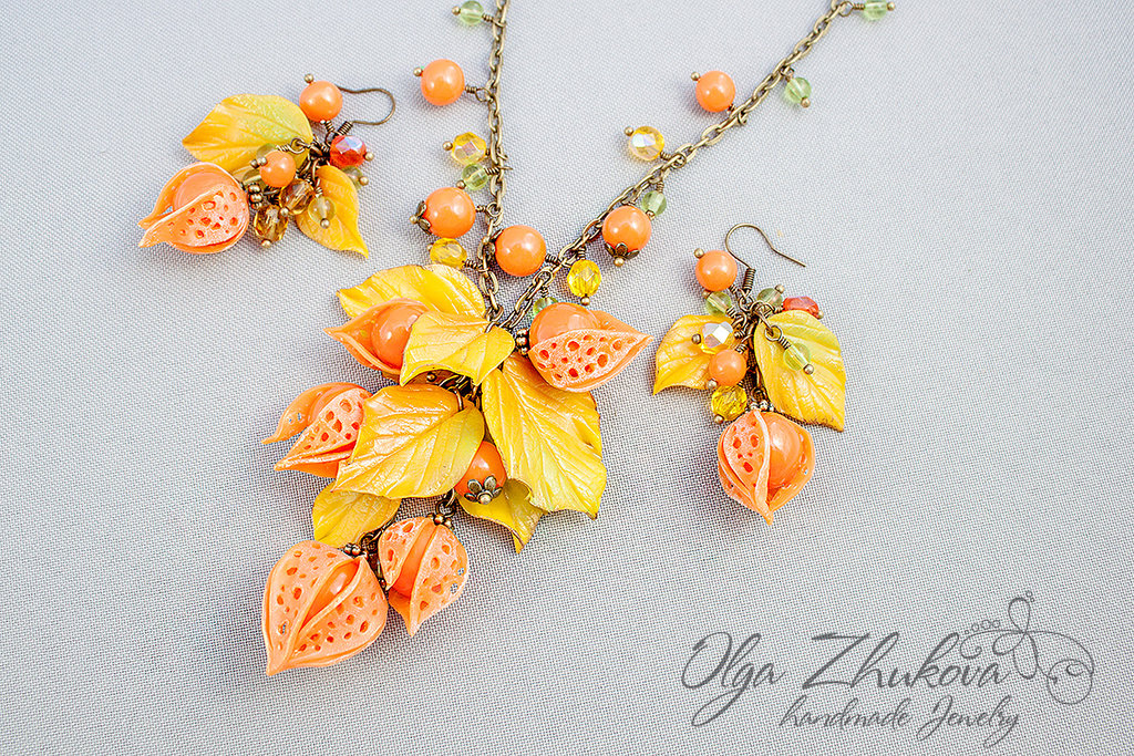 jewelry, handmade, polymer clay, Olga Zhukova, flowers, special polymer, modeling clay flowers, modern clay, Flower Clay, cold porcelain, petals, leaves, little flexible, heart, soul, happy