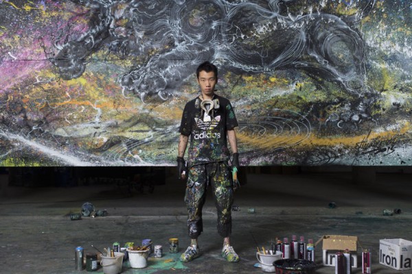 Splattered-ink paintings by Chen Yingjie aka Hua Tunan