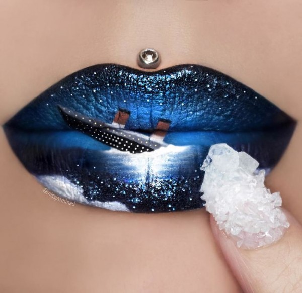 Jazmina Daniel, amazing lip art