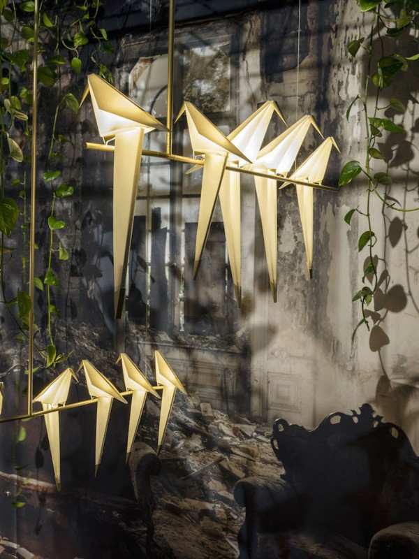 Perch Light, bird sculptures by Umut Yamac