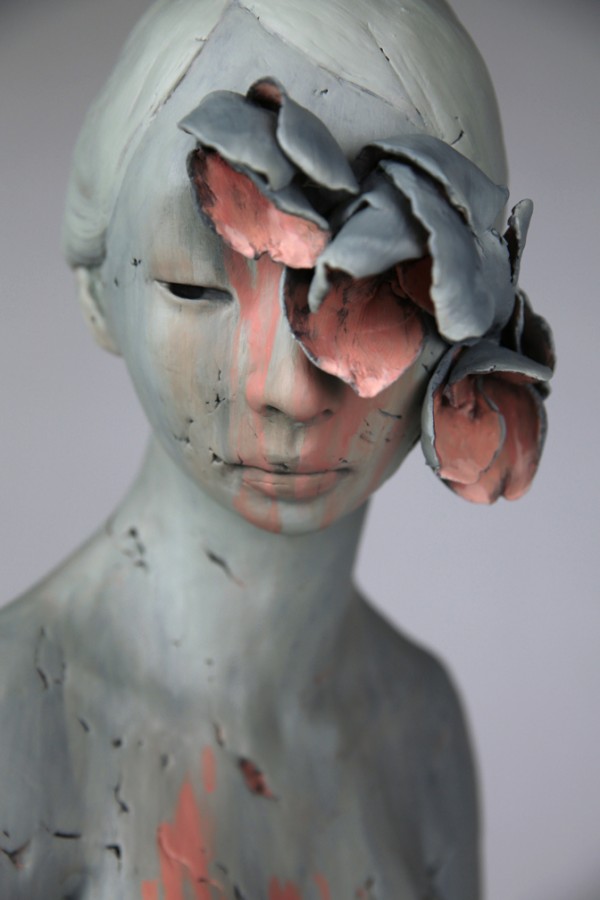 Decay, ceramic & paint by Gosia