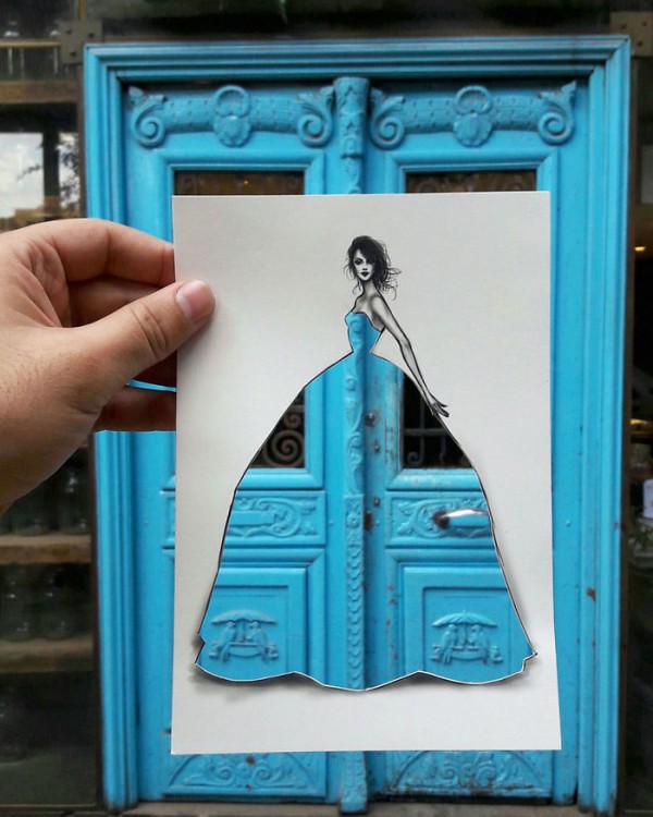 Fantastically creative fashion illustrations by Shamekh Bluwi