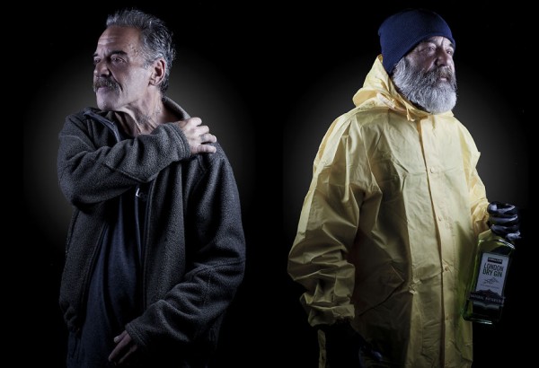 Homeless people as they dreamed to become, photo project by Horia Manolache